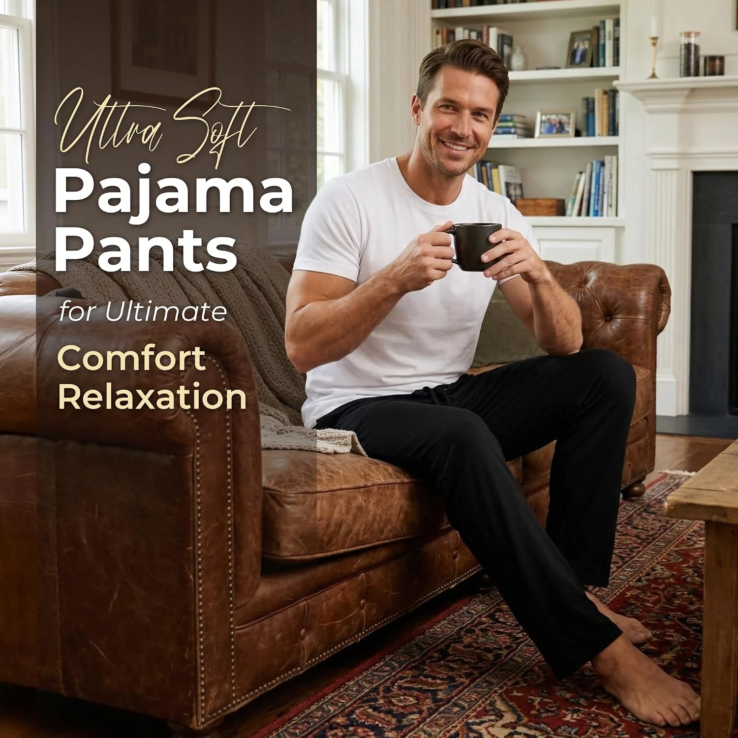 Men's Pajama Pants II, Black